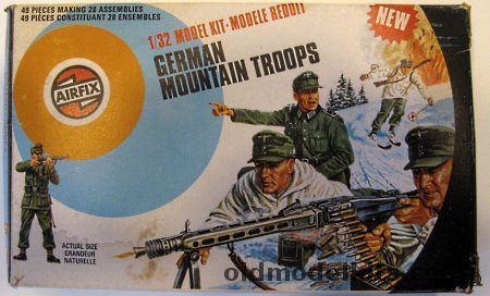 Airfix 1/32 German Mountain Troops, 51468-0 plastic model kit